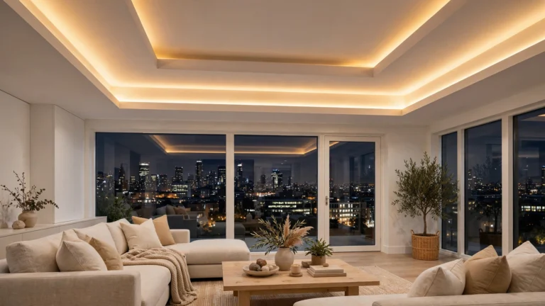 23+ Amazing Strip Light Ceiling Designs for Modern Homes
