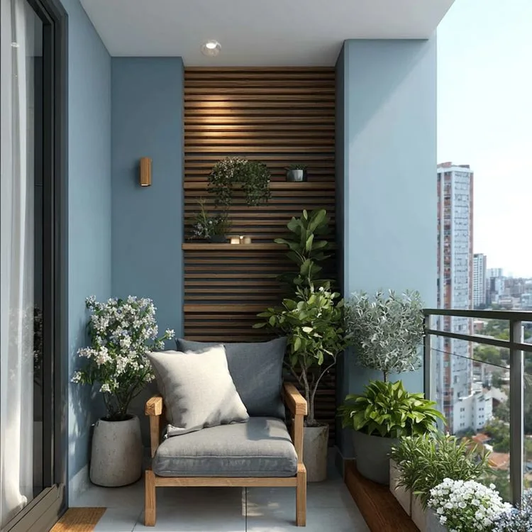 balcony wall painting design
