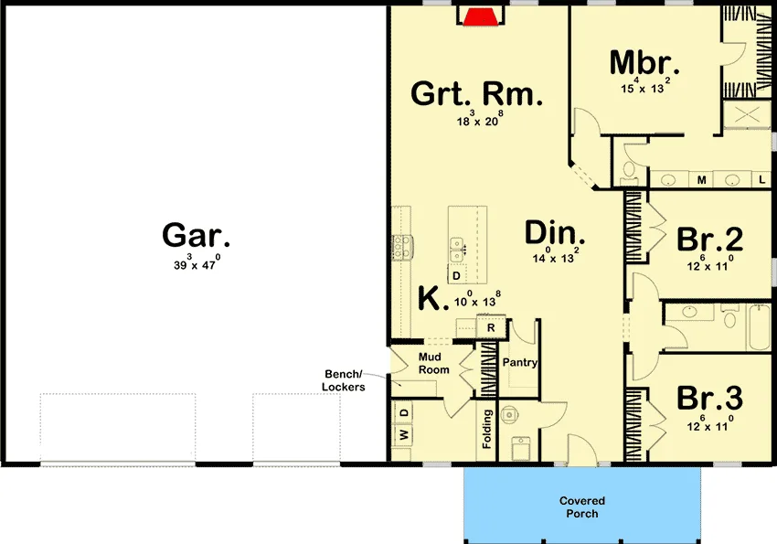 barndominium floor plan layout