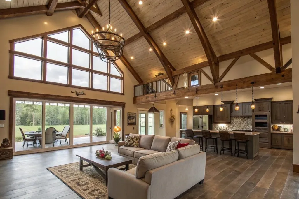 barndominium living room ideas