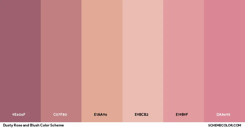 blush pink dusty rose color swatch