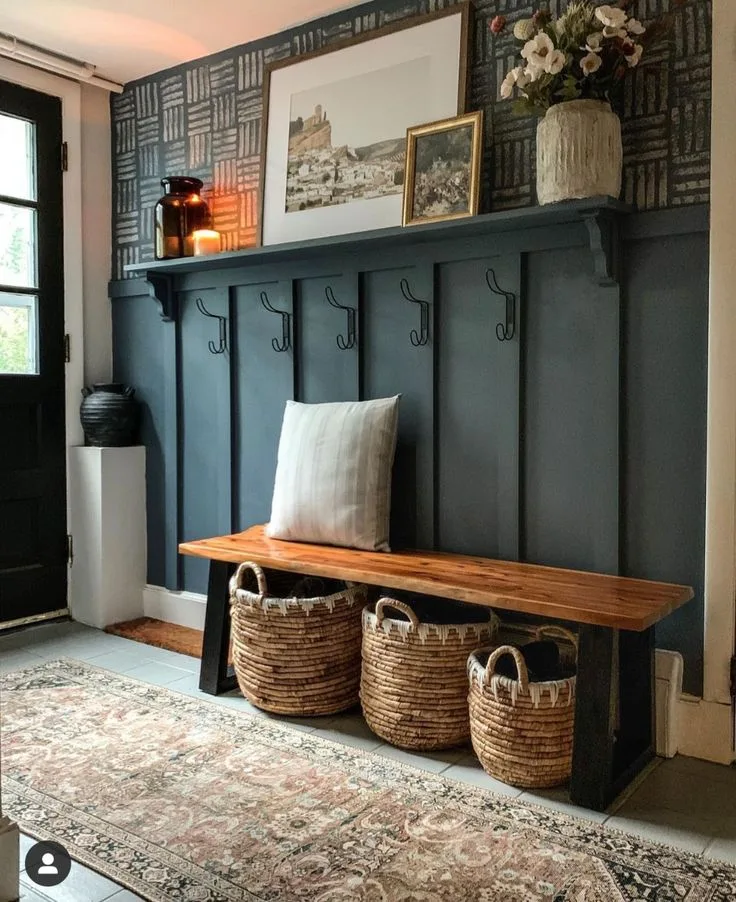 foyer accent wall design