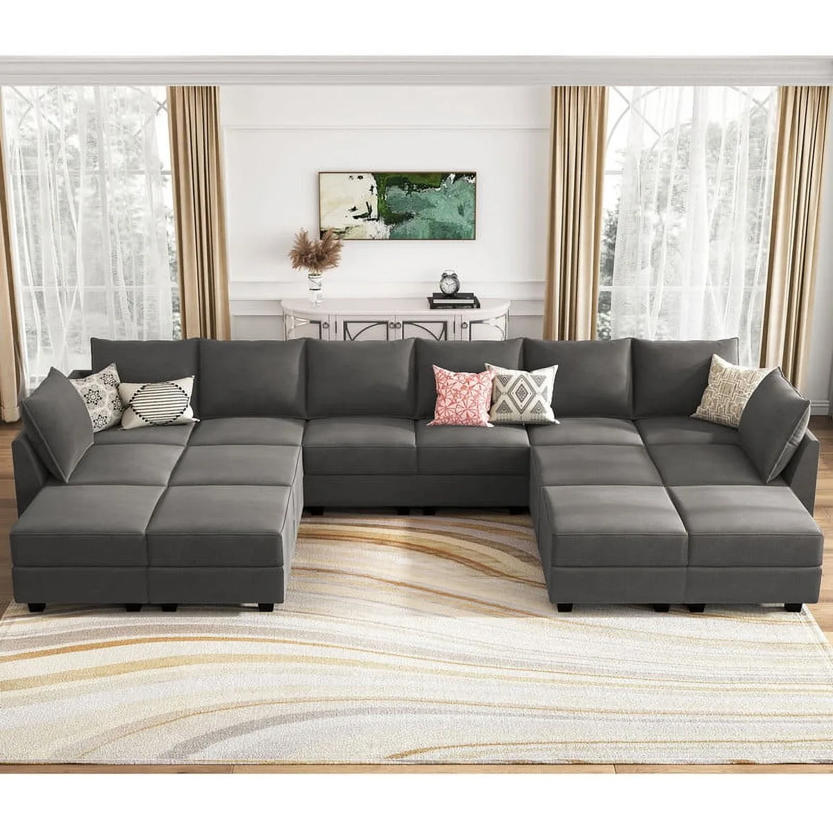 furniture scale in large room