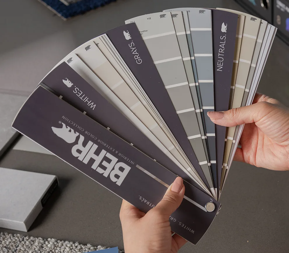 Light Reflectance Value paint swatches
