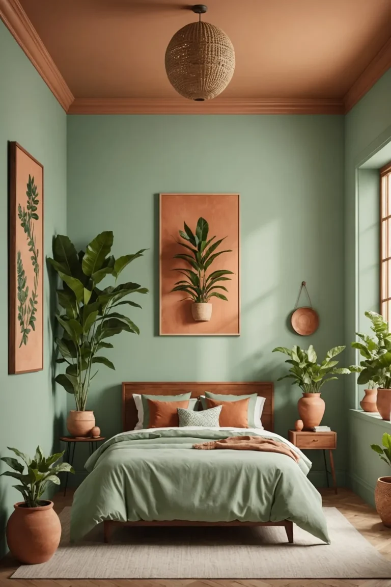 Modern boho wall painting design