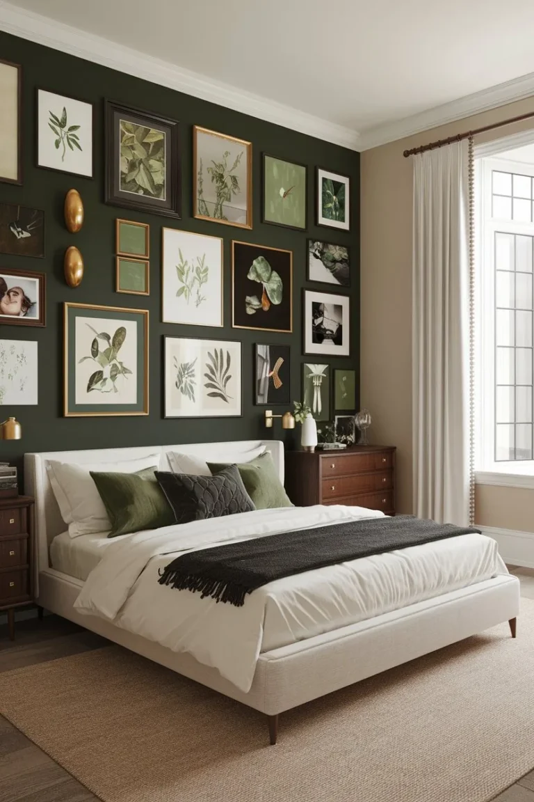 moody eclectic bedroom