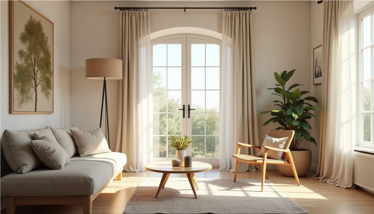 north-facing room light