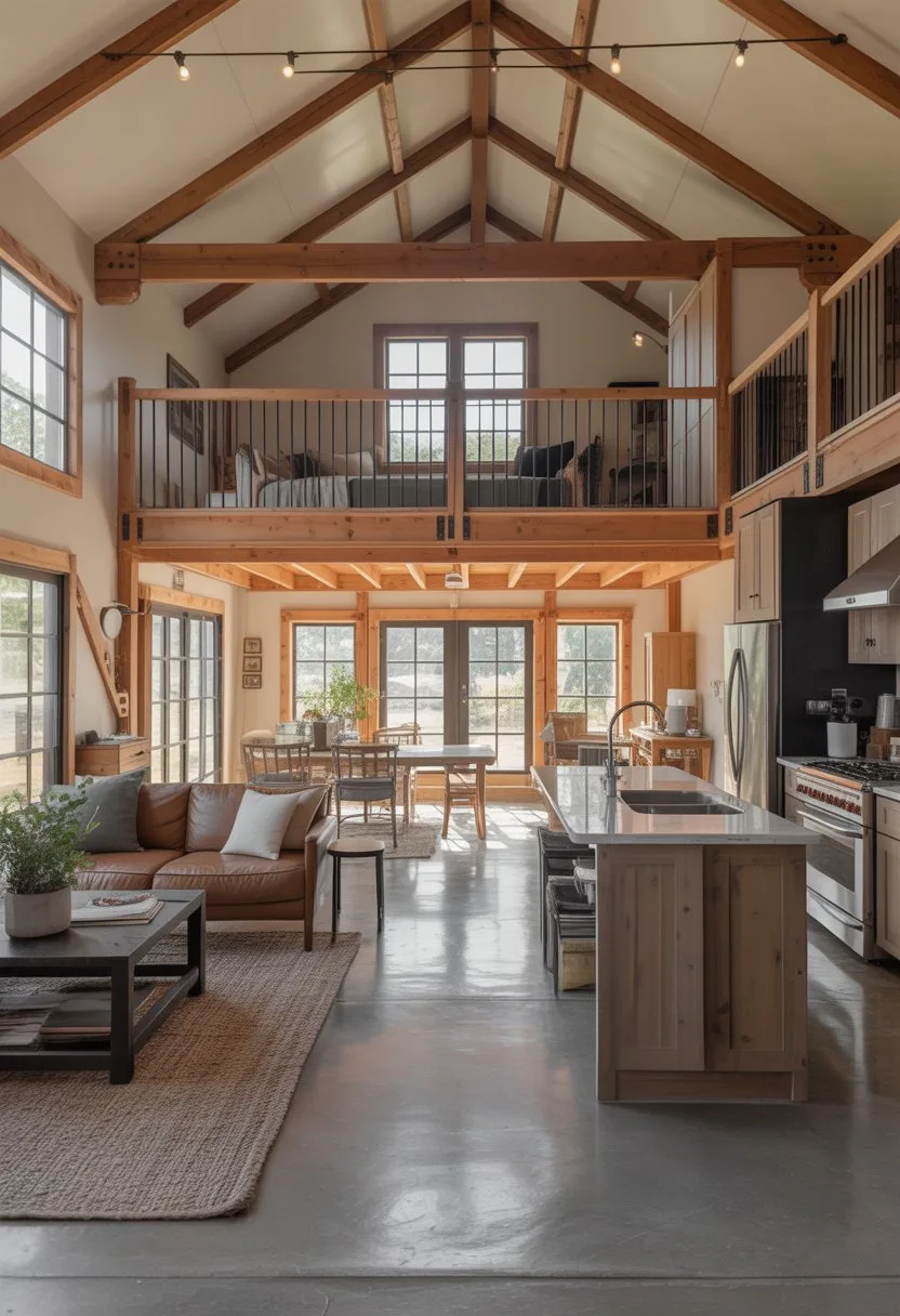 open floor plan layout
