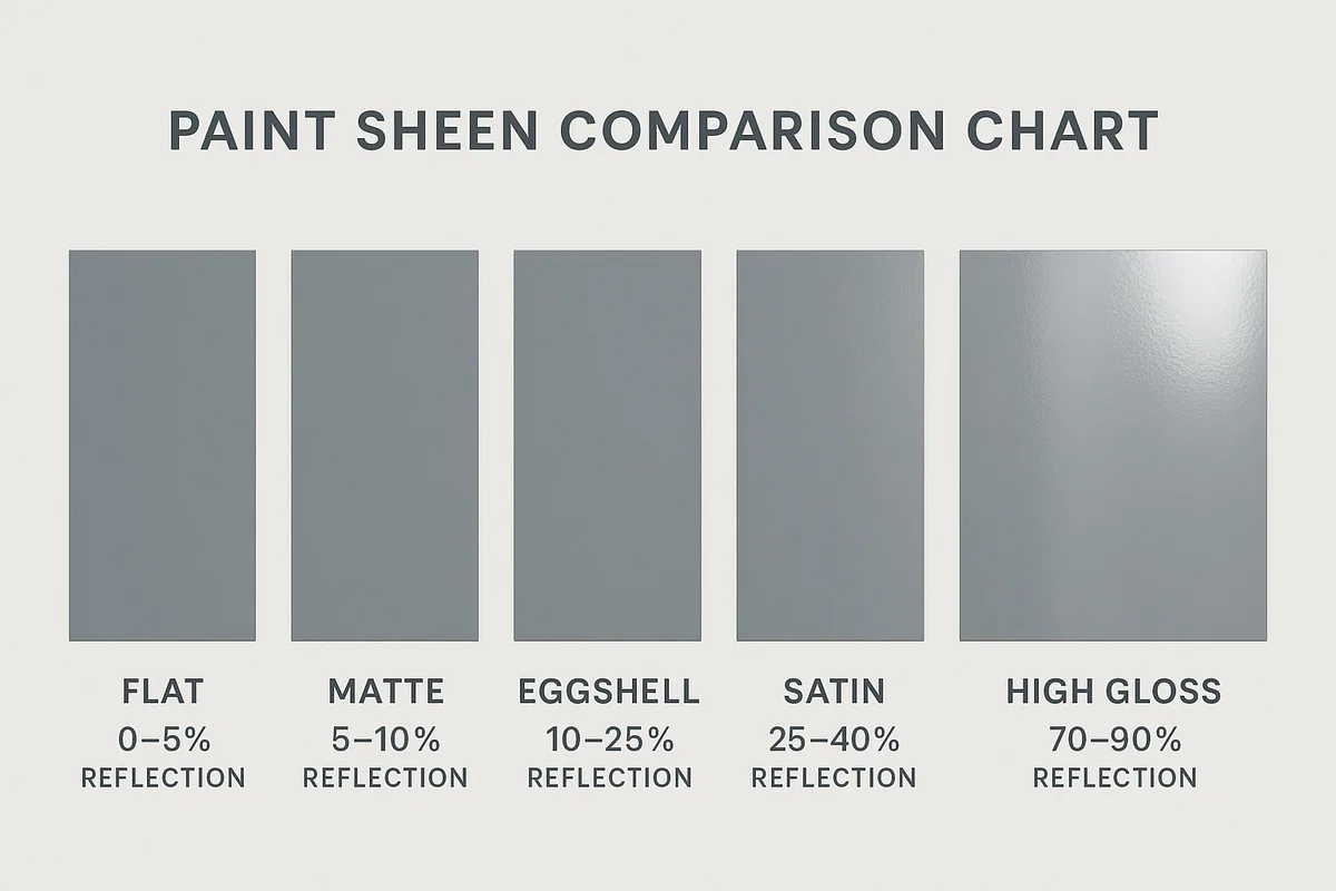 paint sheen finish comparison