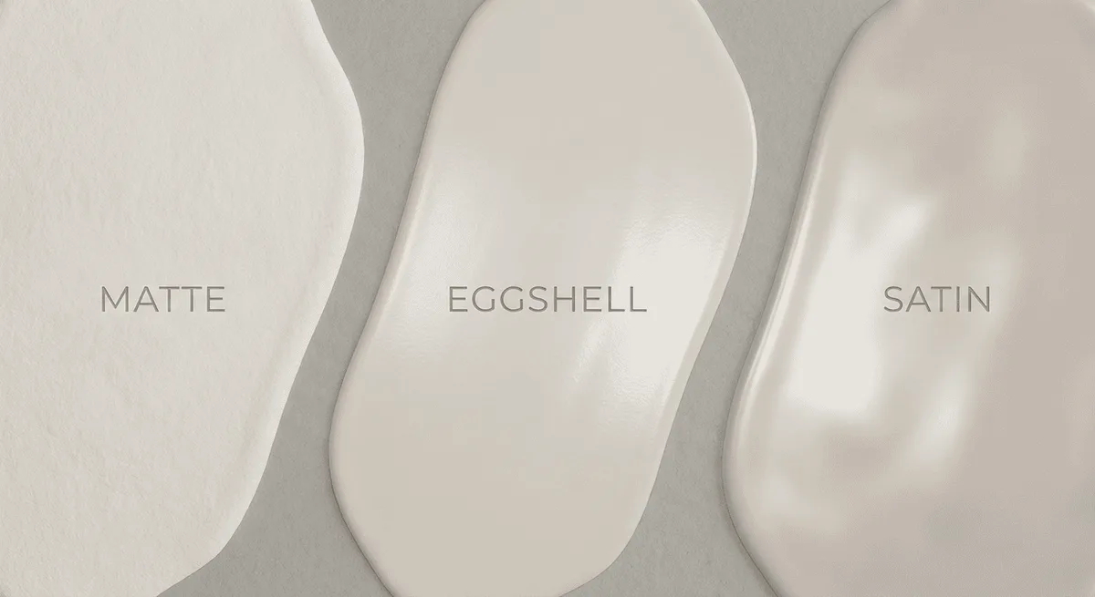 paint sheen matte eggshell