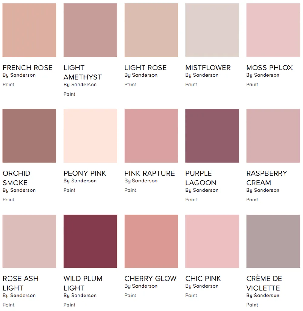 pink undertones comparison