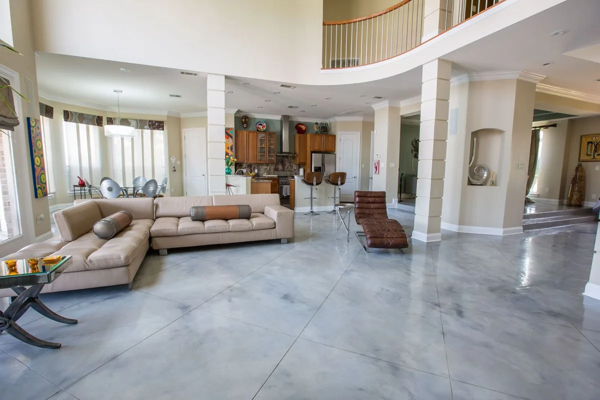 polished concrete floors
