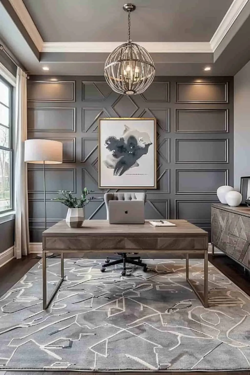 study room wall painting makeover