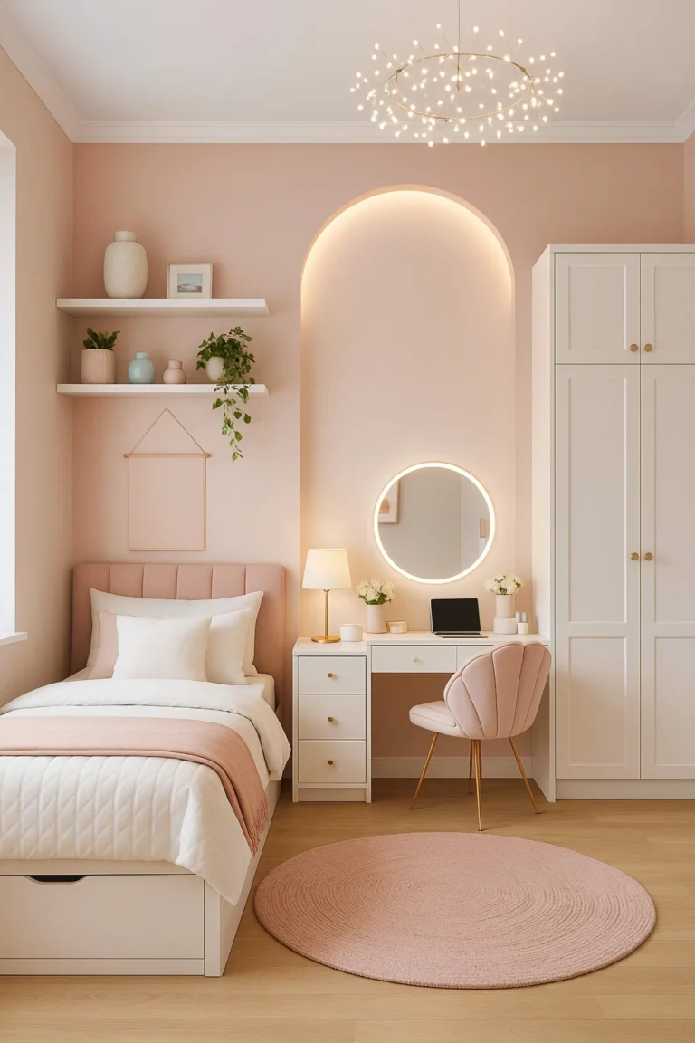 teen girl pink bedroom ideas