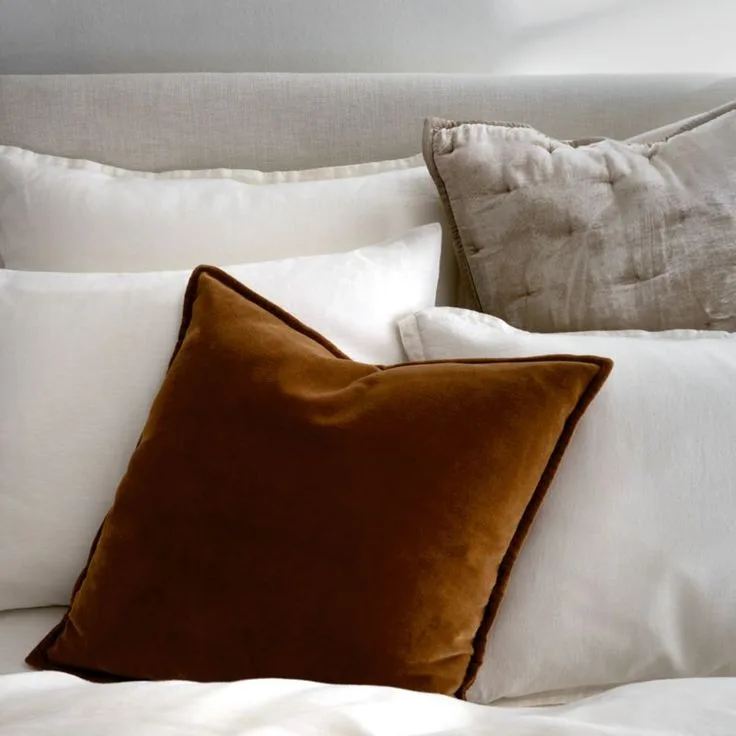 textural contrast bedroom