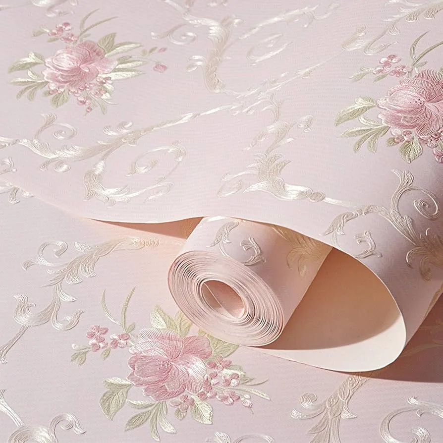 Victorian floral wallpaper
