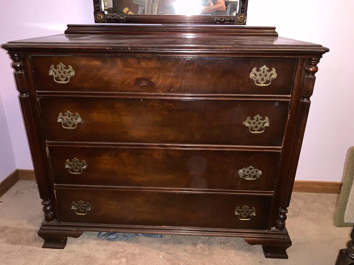 vintage wood furniture