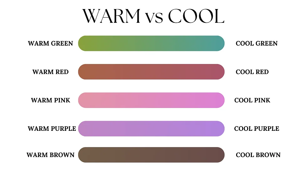 warm pink vs cool pink