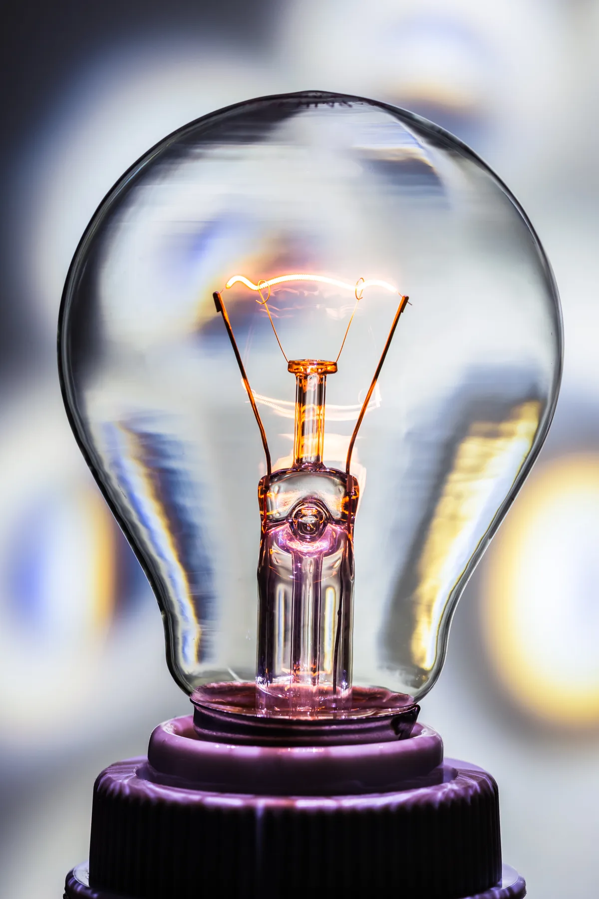 burnt tungsten filament