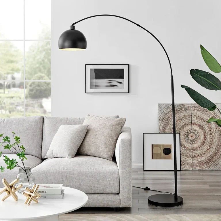 floor lamp bulb has black marks