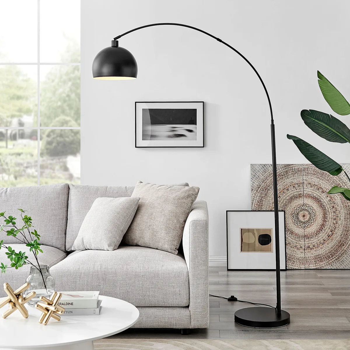 floor lamp bulb has black marks