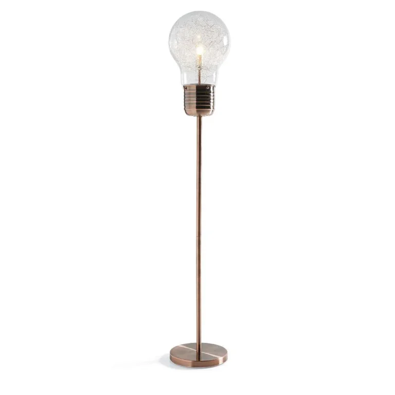 floor lamp bulb sits crooked