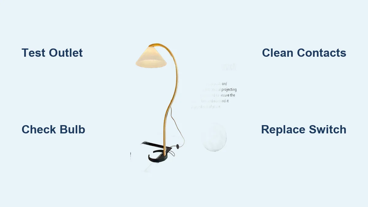 floor lamp buzzing fix decision tree