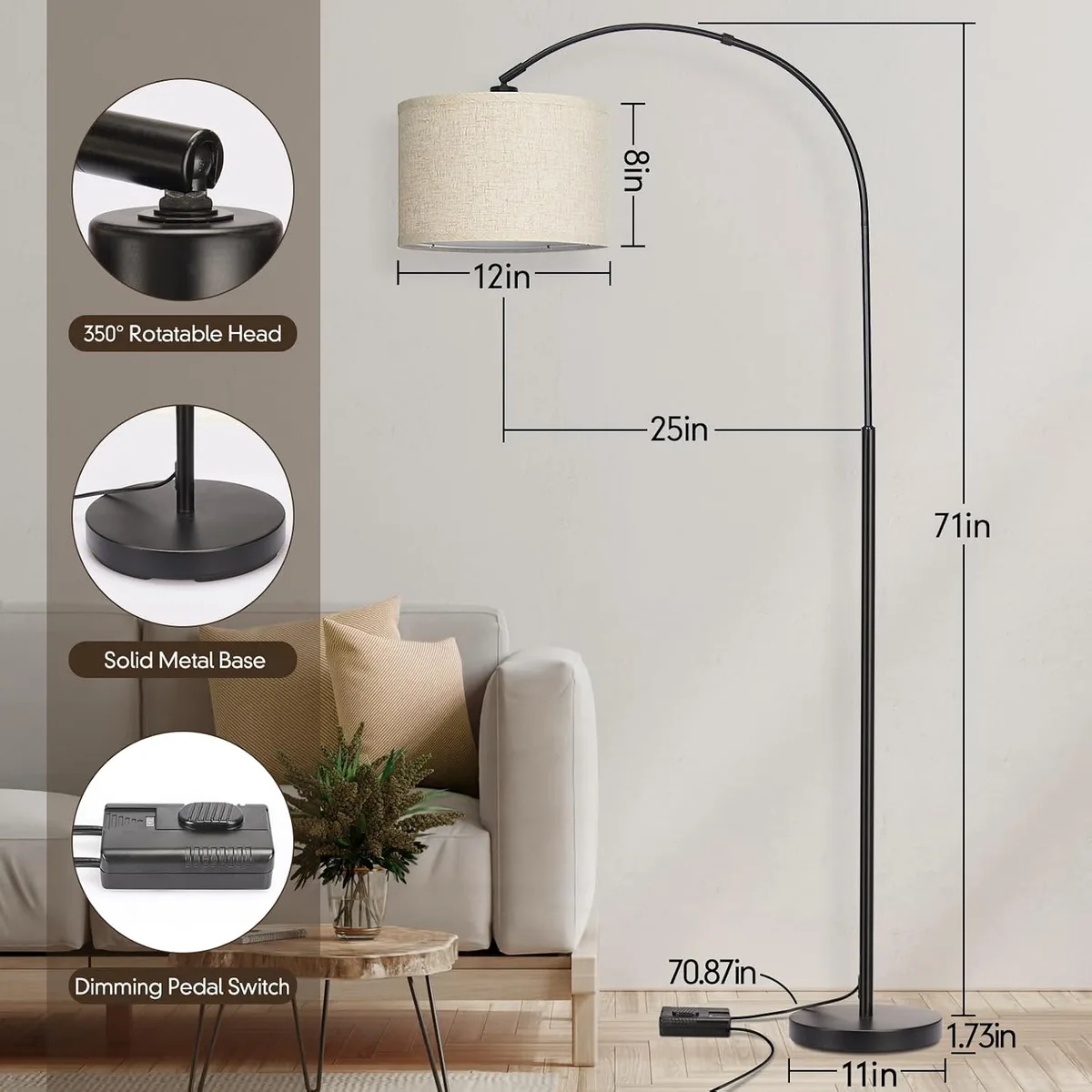 floor lamp control types