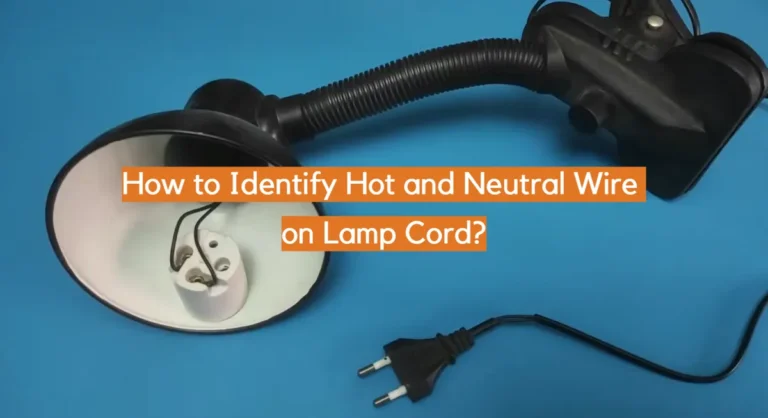 floor lamp cord feels hot