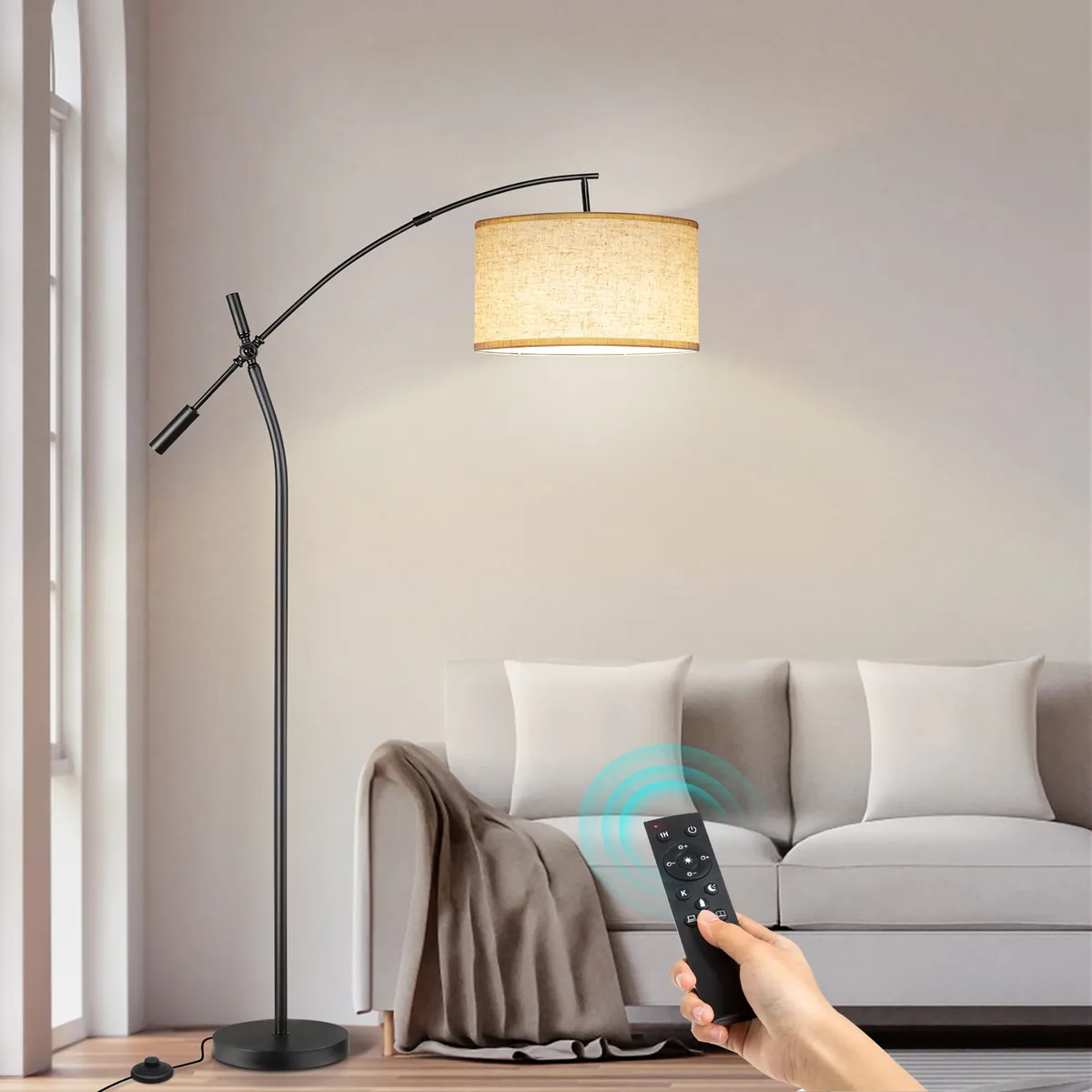 floor lamp eye strain adjustment