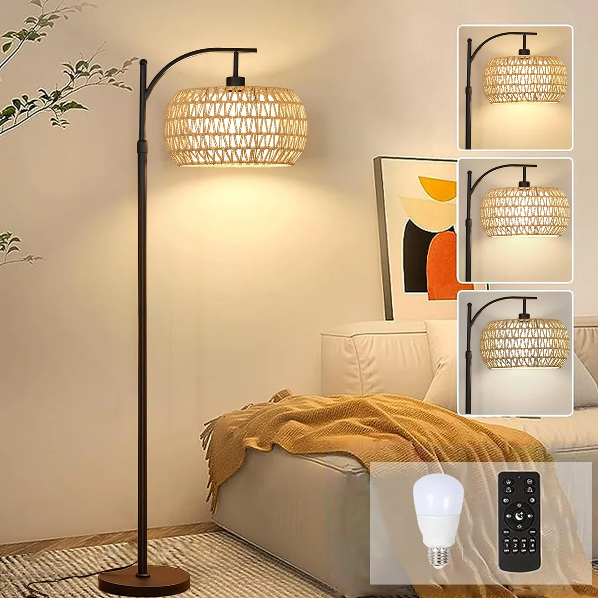floor lamp is painfully bright