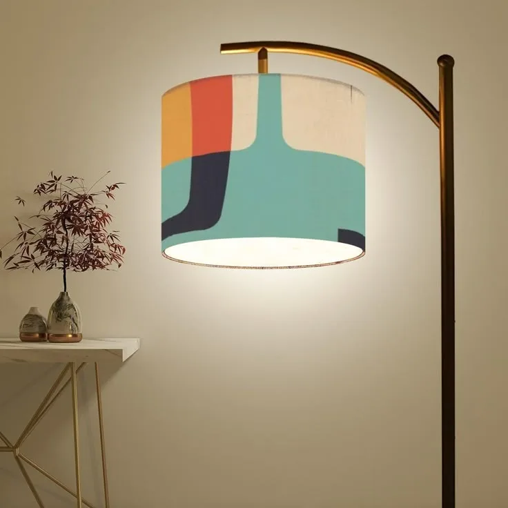 floor lamp is too close to curtains
