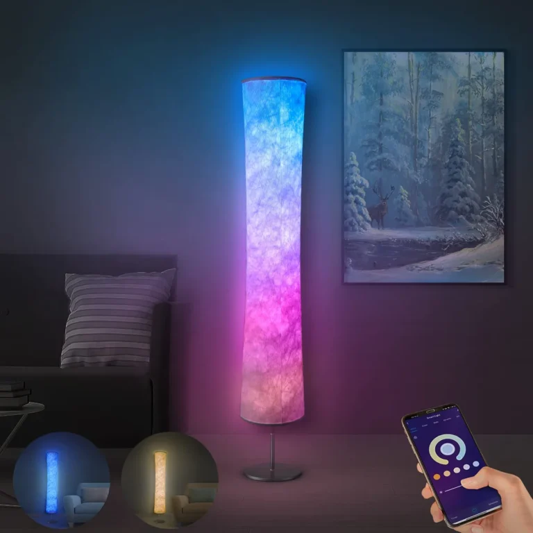 floor lamp keeps changing color by itself