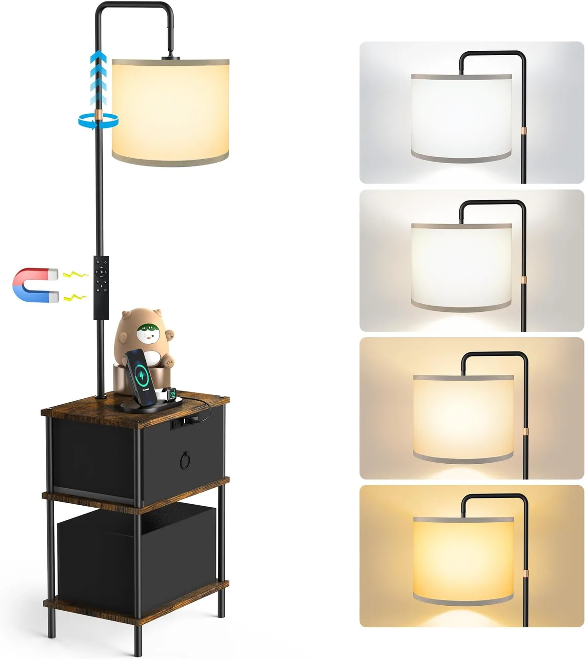 floor lamp light works but USB port is dead