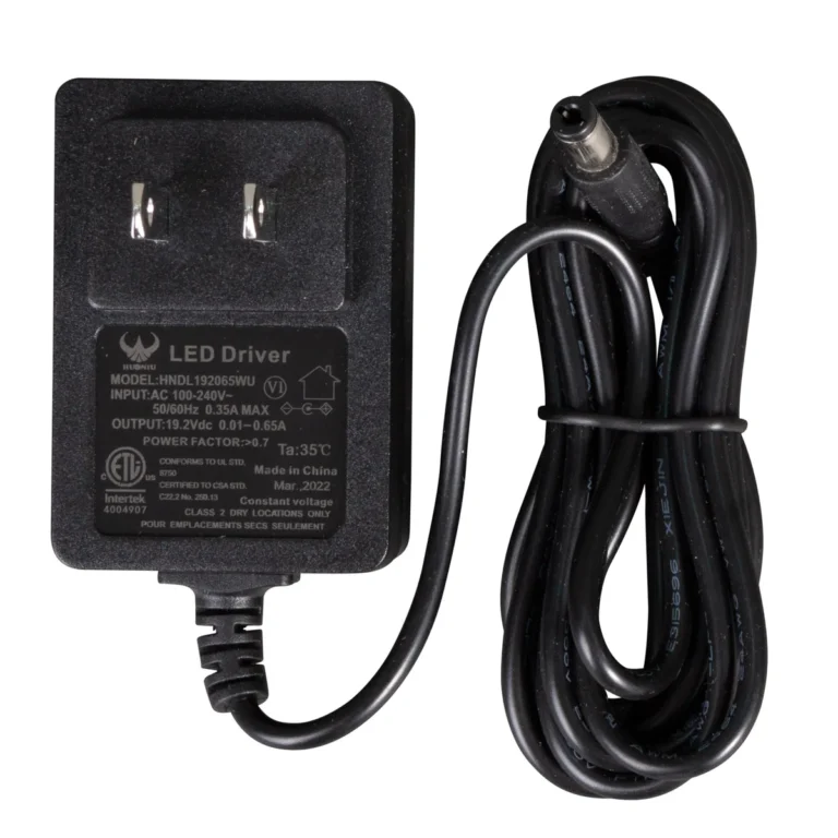 floor lamp power adapter has no indicator light