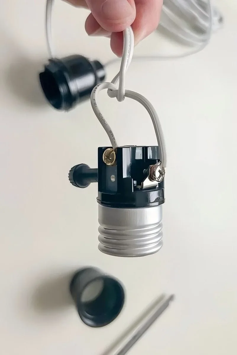 floor lamp socket is wired backwards