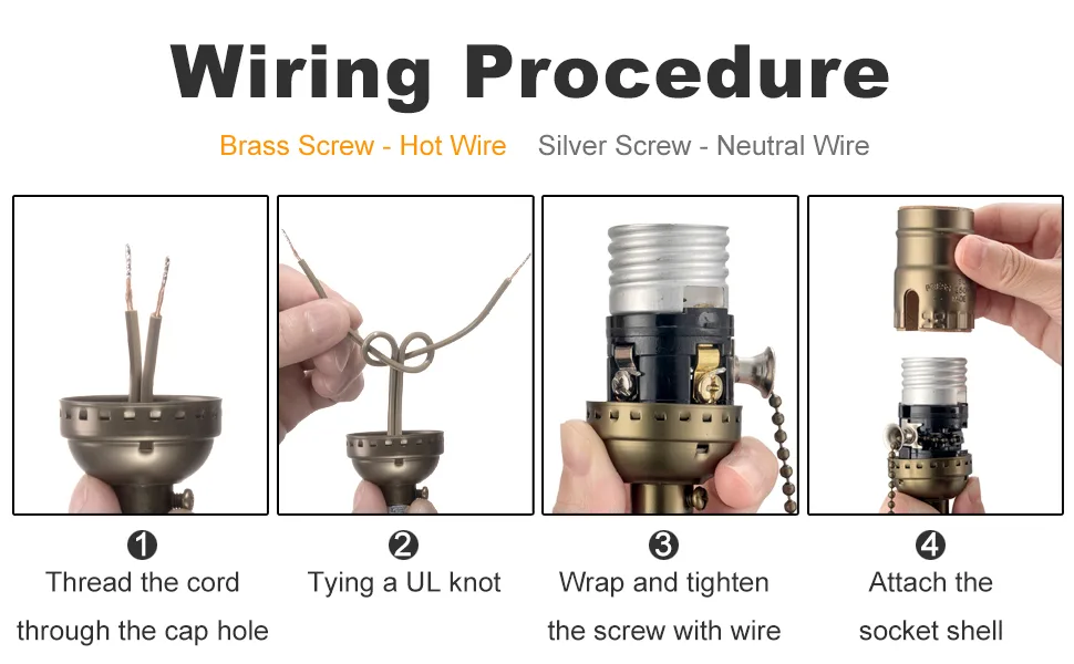 floor lamp socket mounting hardware