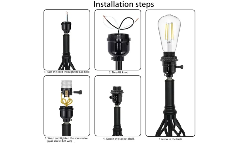 floor lamp socket spins when changing bulb