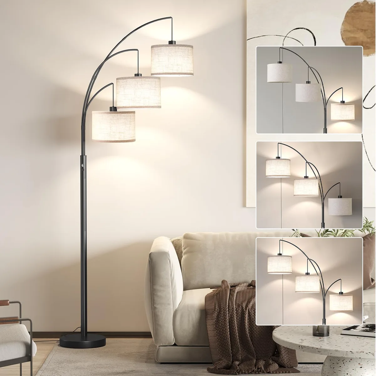 floor lamp wall reflectance and perceived brightness