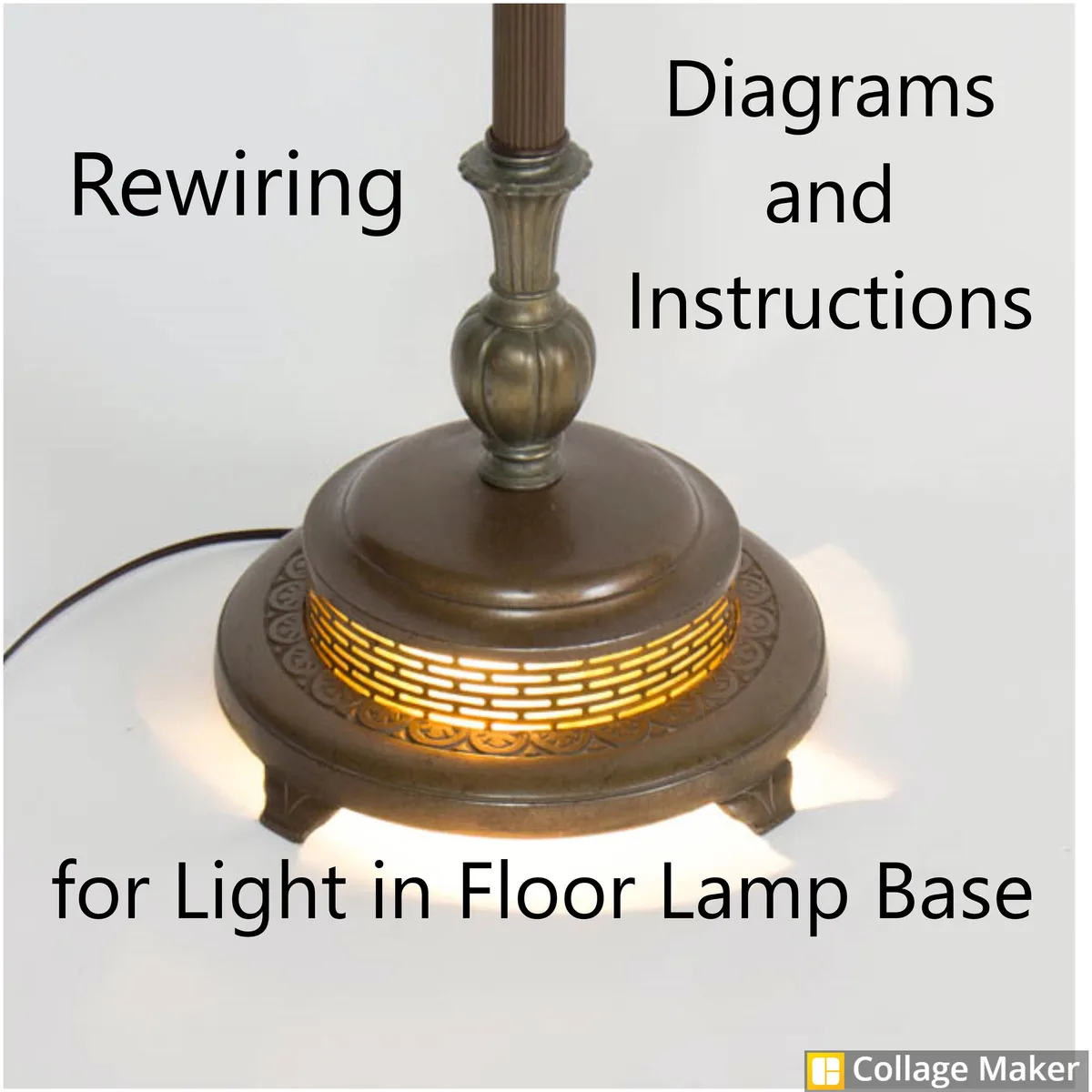 hot floor lamp plug causes