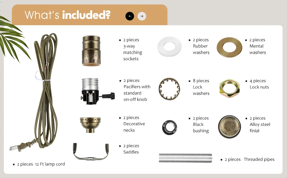 lamp risk level repair parts