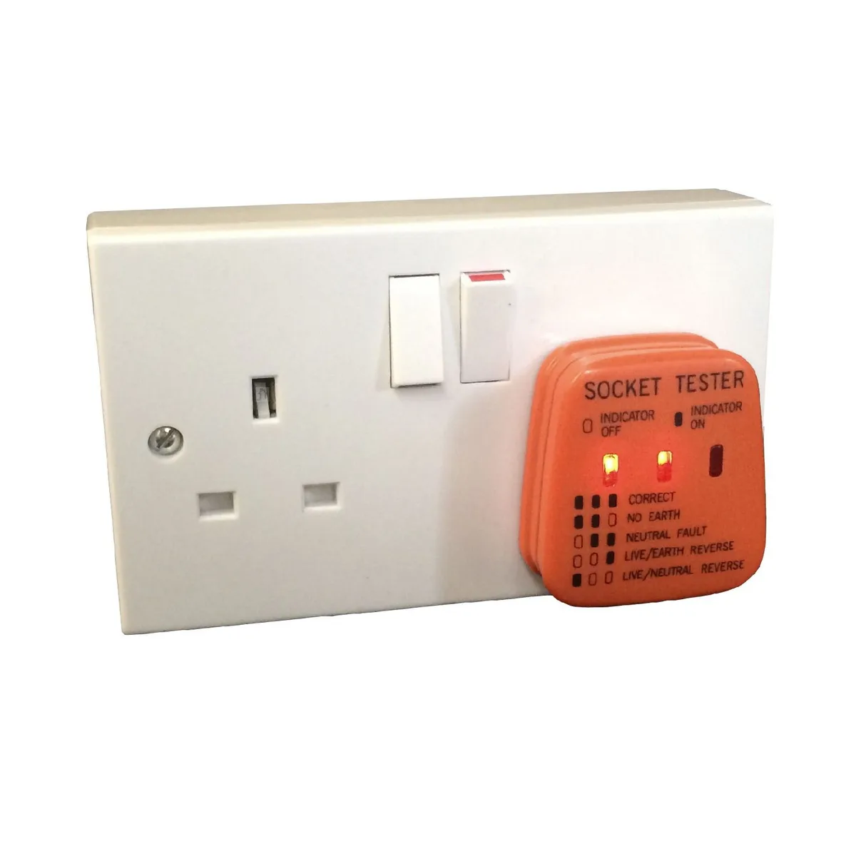 lamp socket polarity test