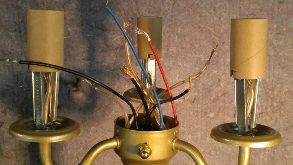 loose floor lamp wiring