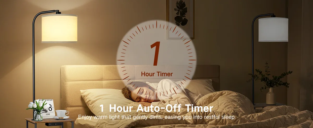 mechanical digital smart floor lamp timer