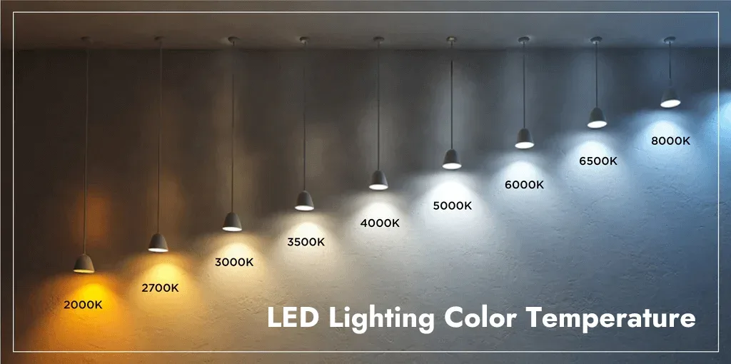 mixed color temperature LED bulbs