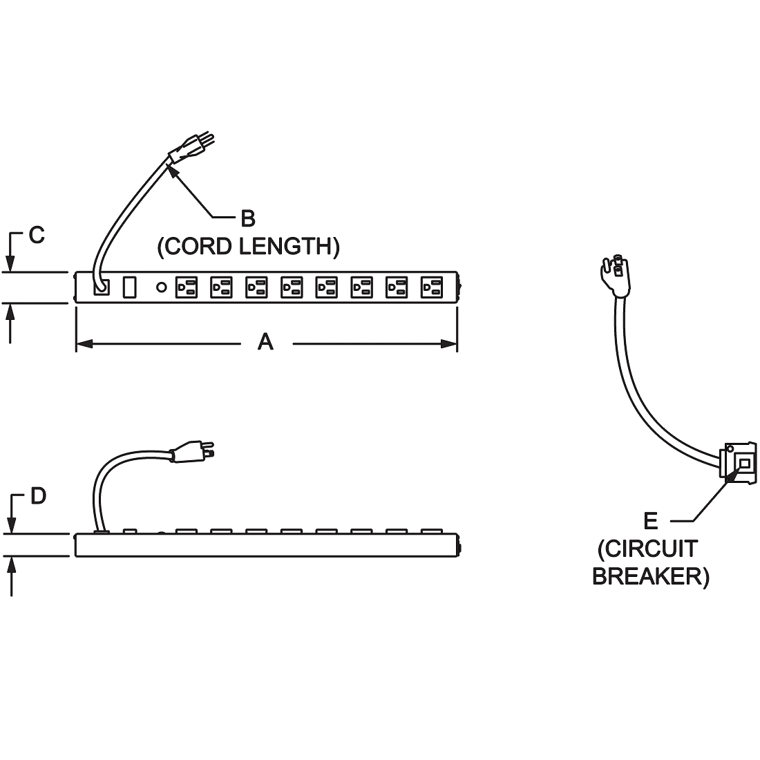 power strip wattage rating