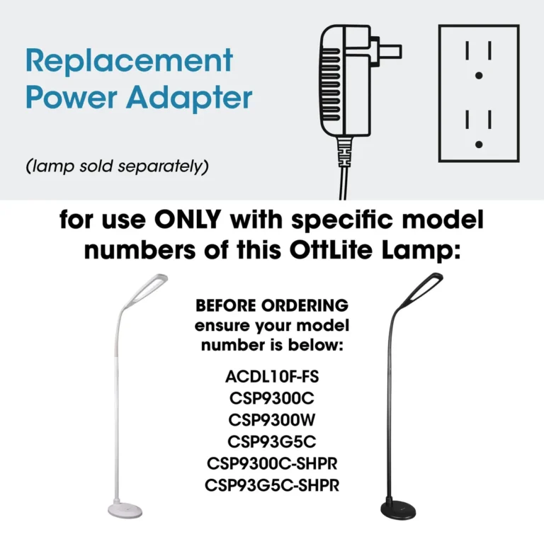 replacement adapter does not power floor lamp