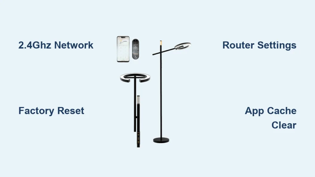 smart floor lamp app troubleshooting
