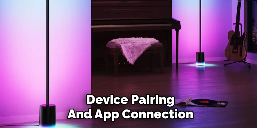 smart floor lamp factory reset