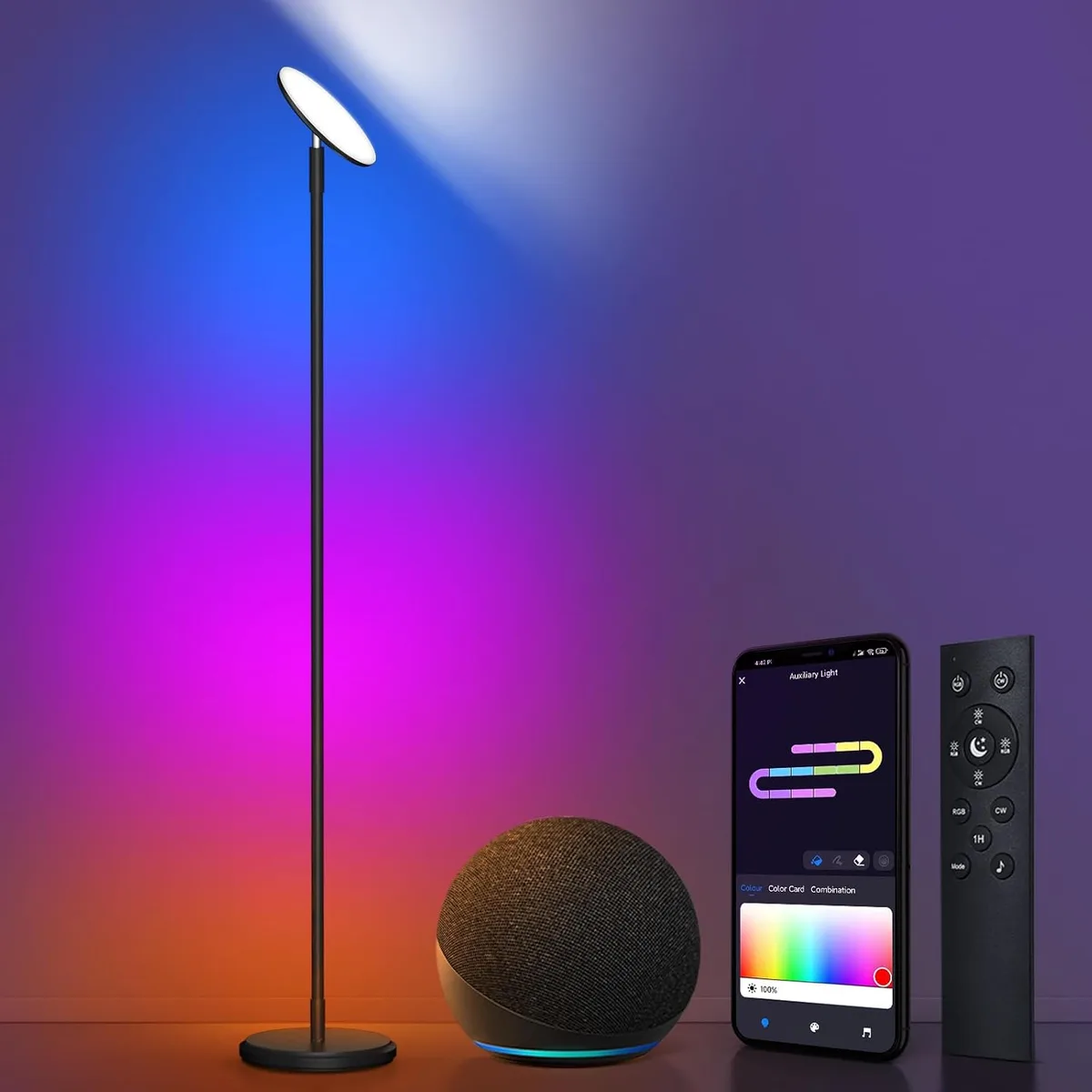 smart floor lamp factory reset